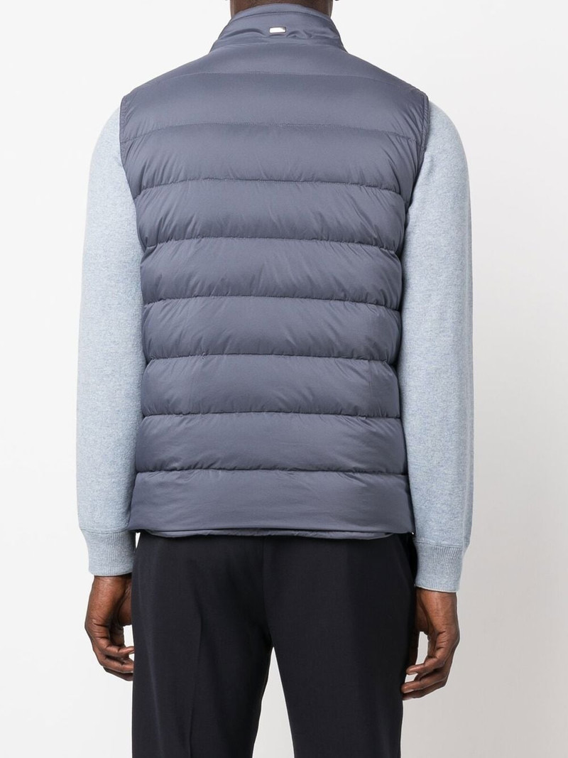 padded high-neck gilet 4