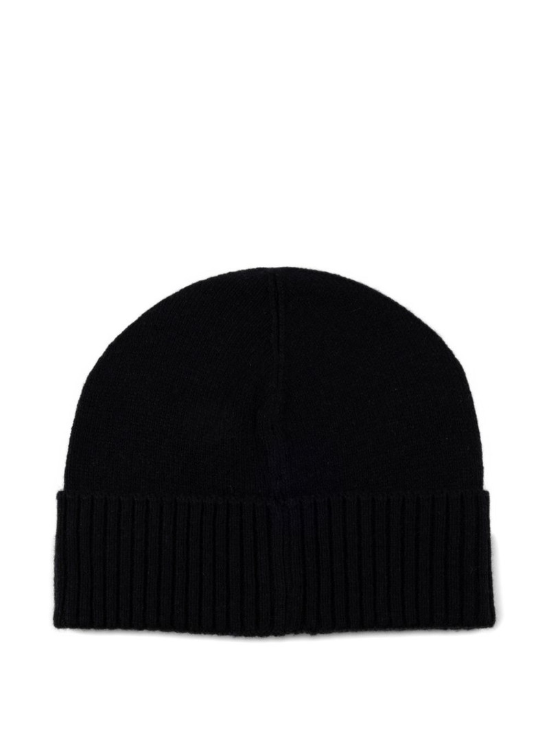 BOSS logo-patch beanie hat outlook