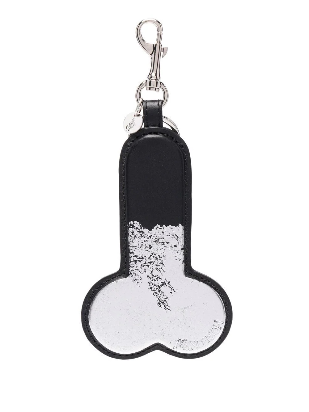 foiled leather keyring - 1