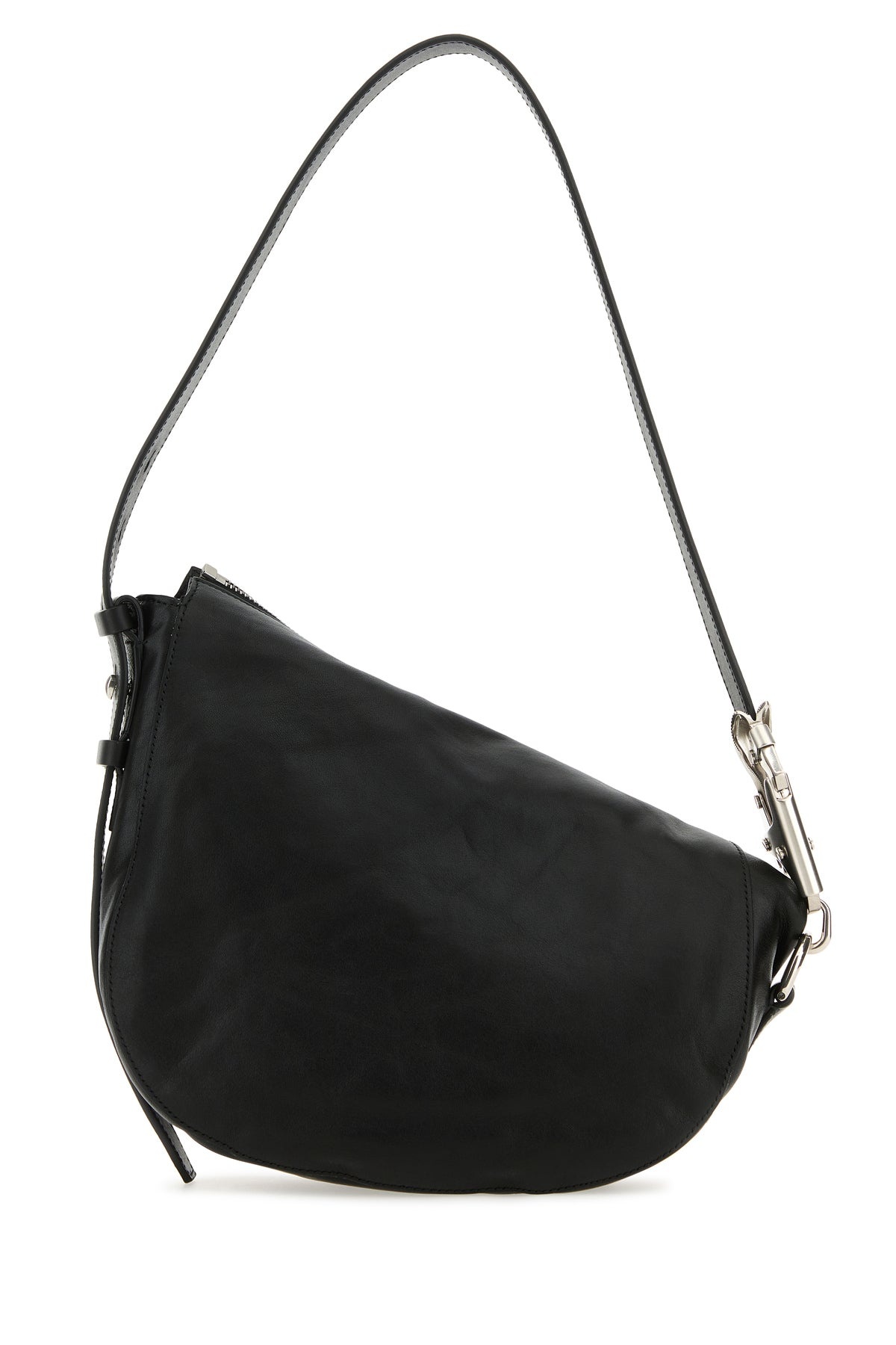Black leather Knight small shoulder bag - 3