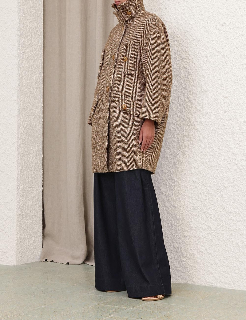REBELLION HERRINGBONE COAT 8