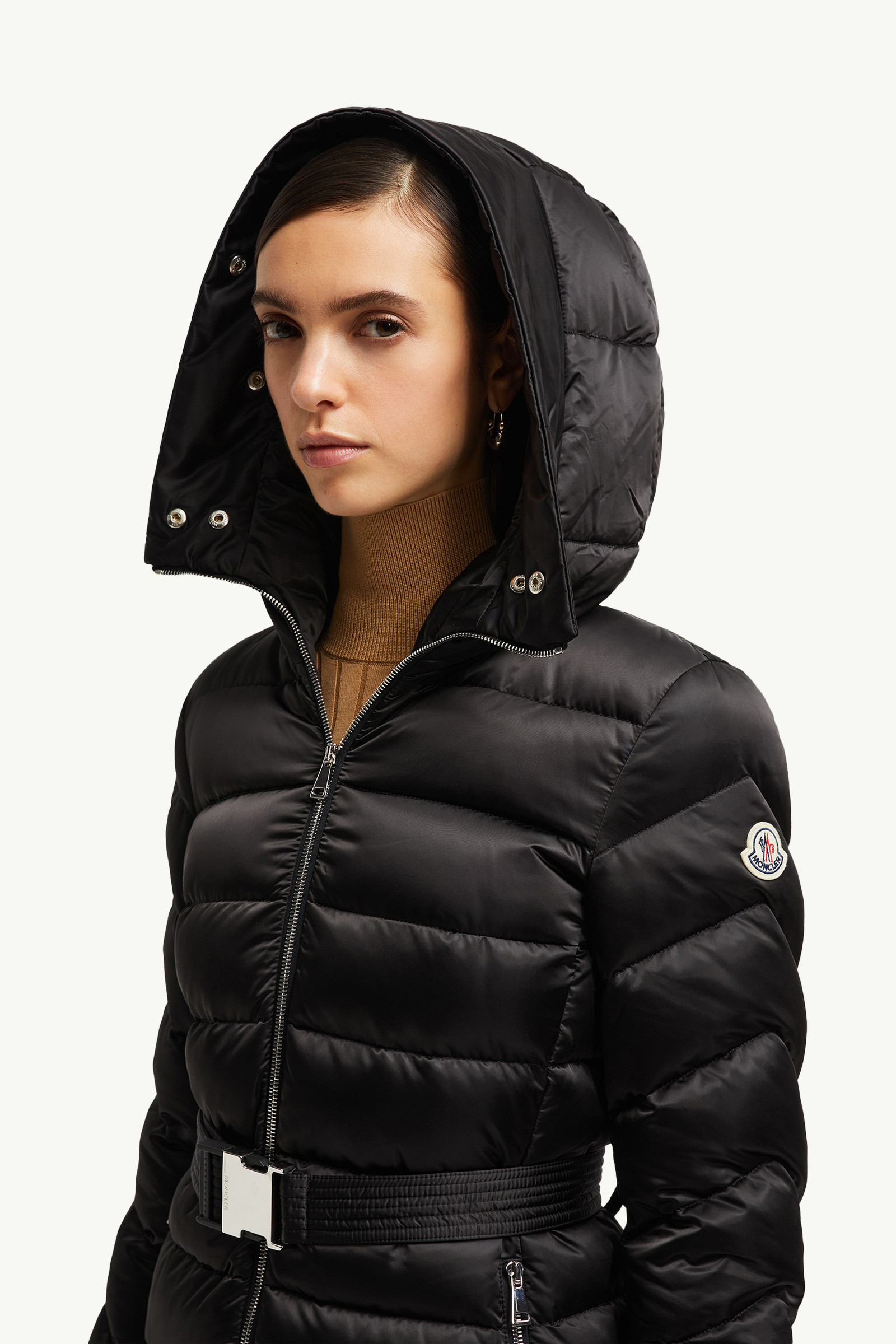 Leersie Hooded Shearling-Trimmed Long Down Jacket - 7