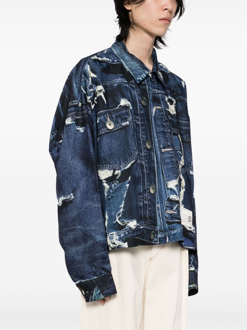 Maison MIHARAYASUHIRO graphic-print shirt jacket outlook