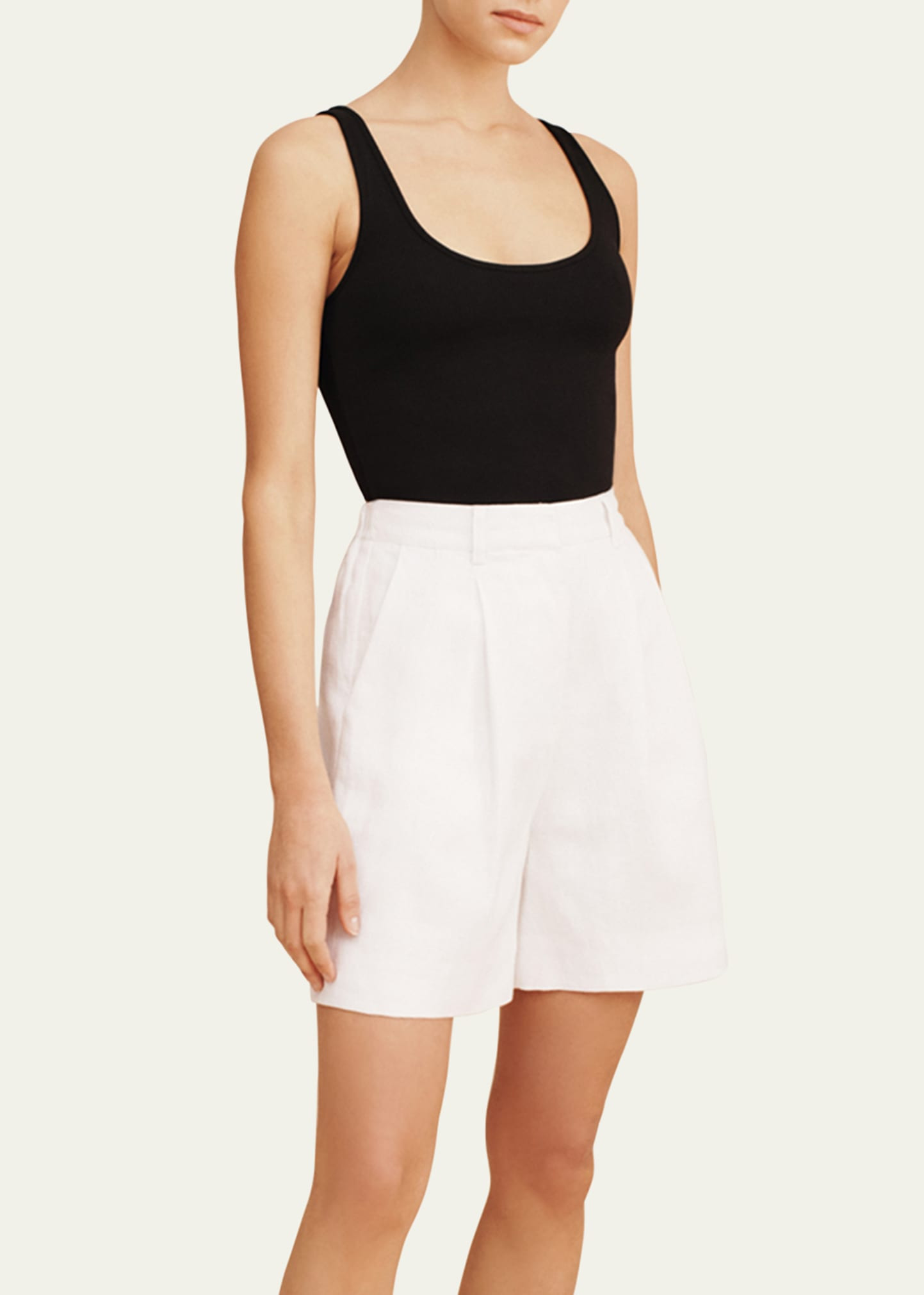 Rosalie Linen Tank Top - 4