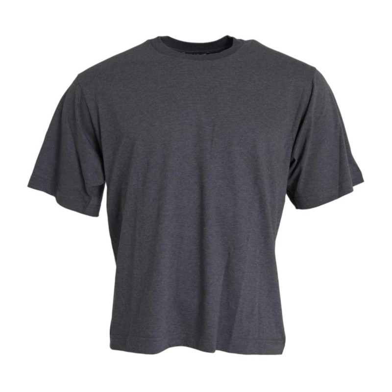 GREY COTTON SHORT SLEEVE T-SHIRT 1