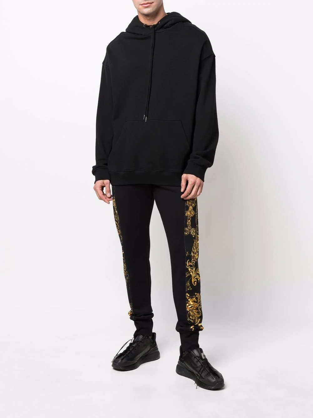 baroque-print track pants - 2