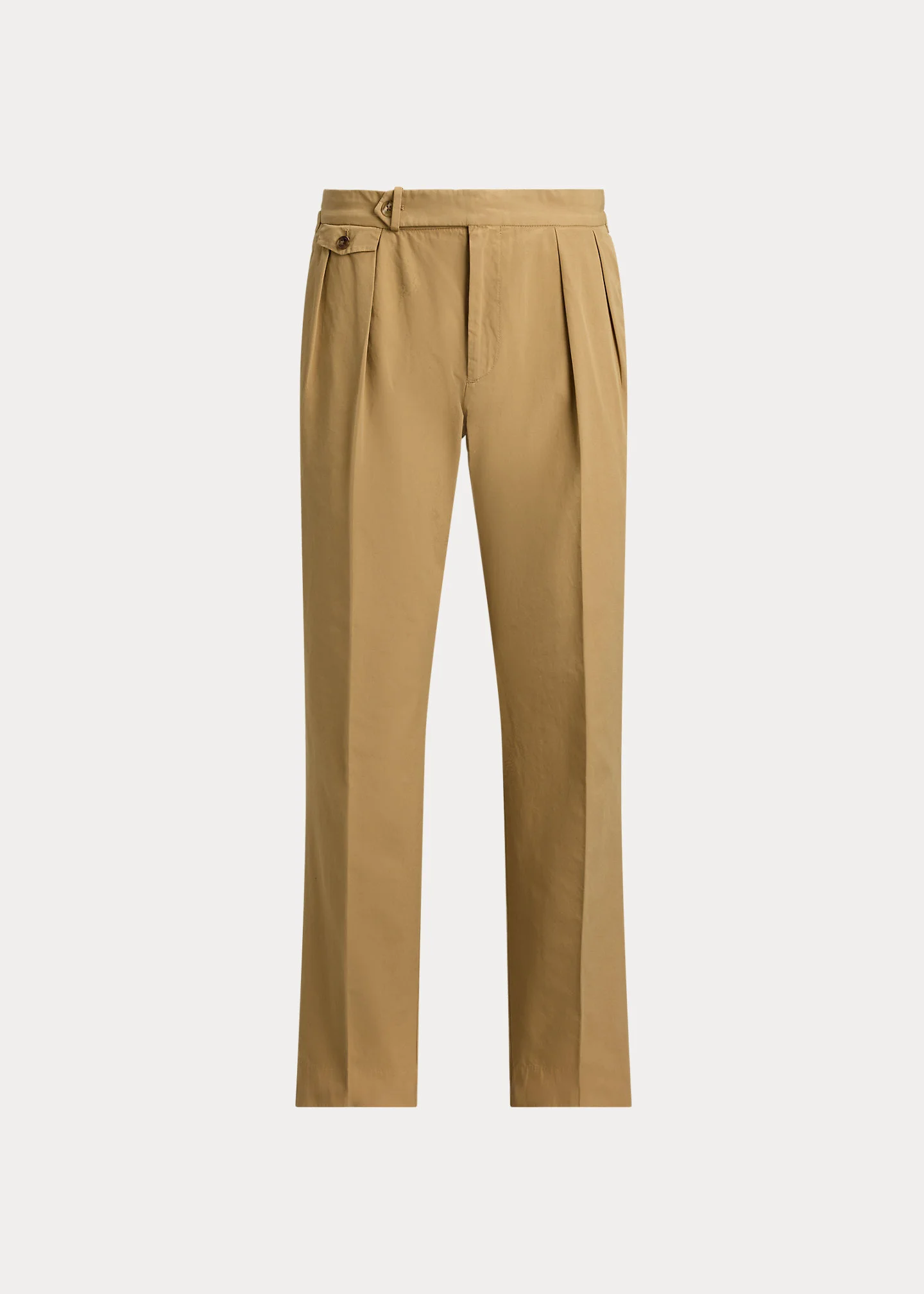 Pleated Poplin Suit Trouser - 1