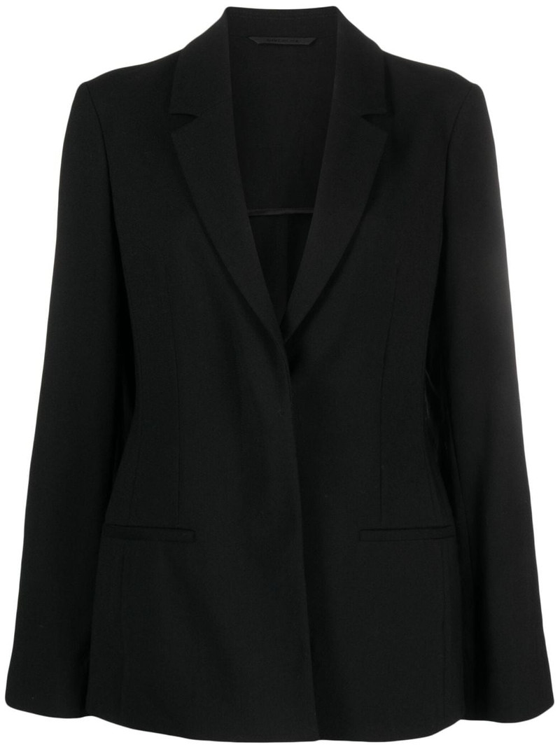wool-blend blazer 1