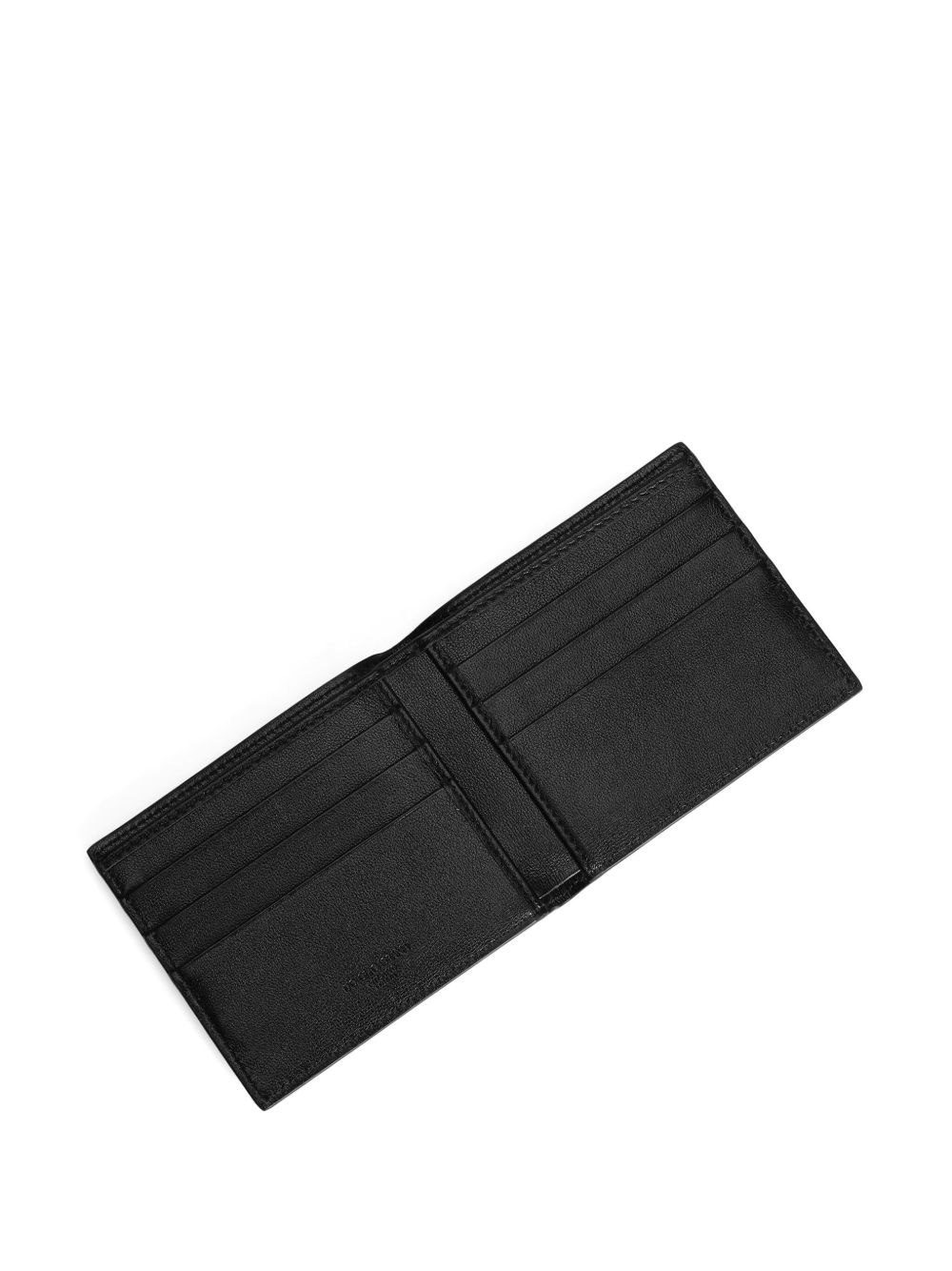 logo-print leather wallet - 4