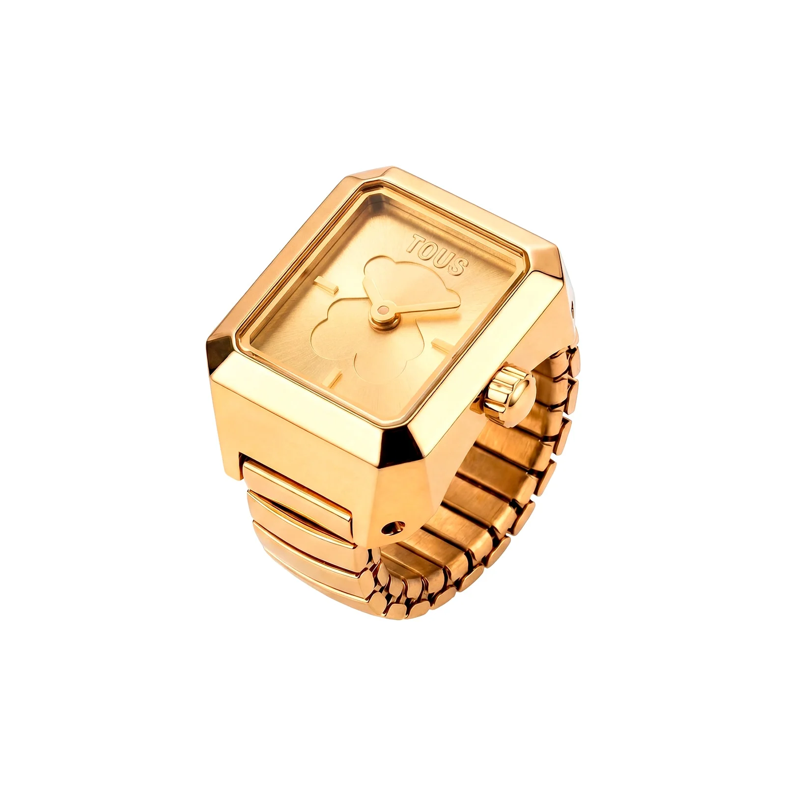 Gold-colored steel analog ring/watch TOUS KARAT - 1