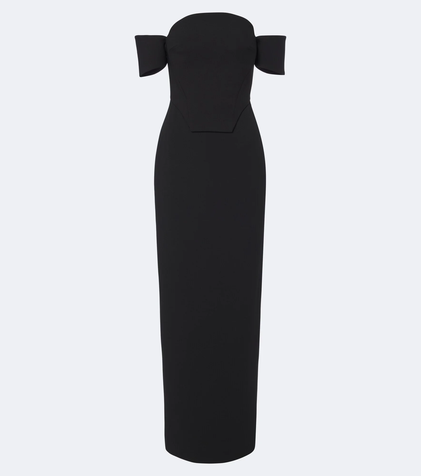 Wymore off-shoulder crêpe gown - 1