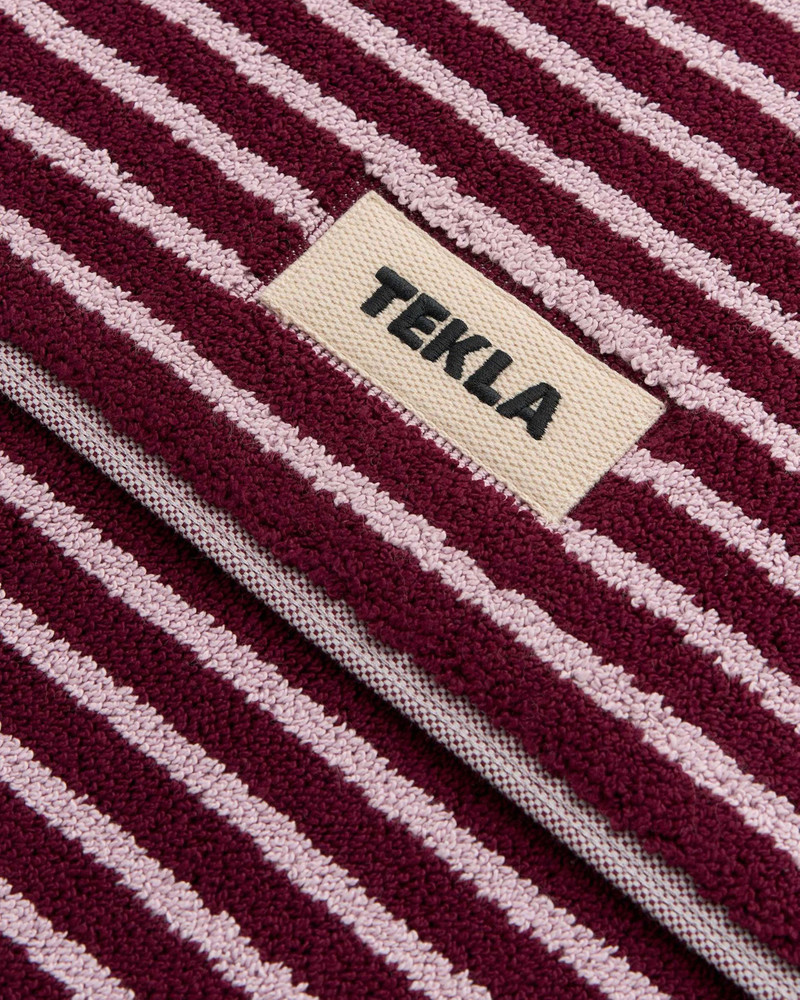 TEKLA Tekla Terry Bath Mat Red&Rose outlook