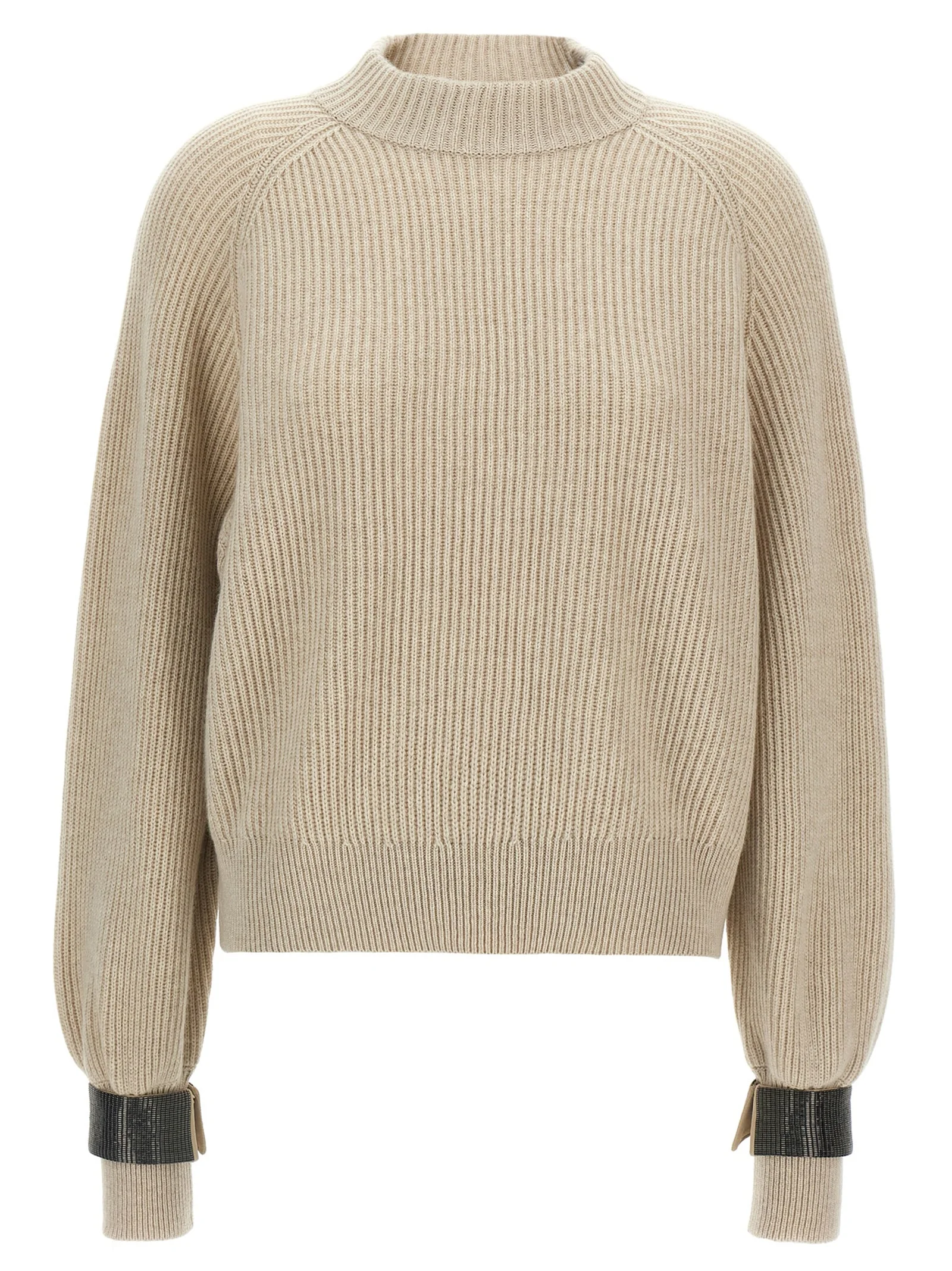 Brunello Cucinelli Women Monile Cuffs Sweater - 1