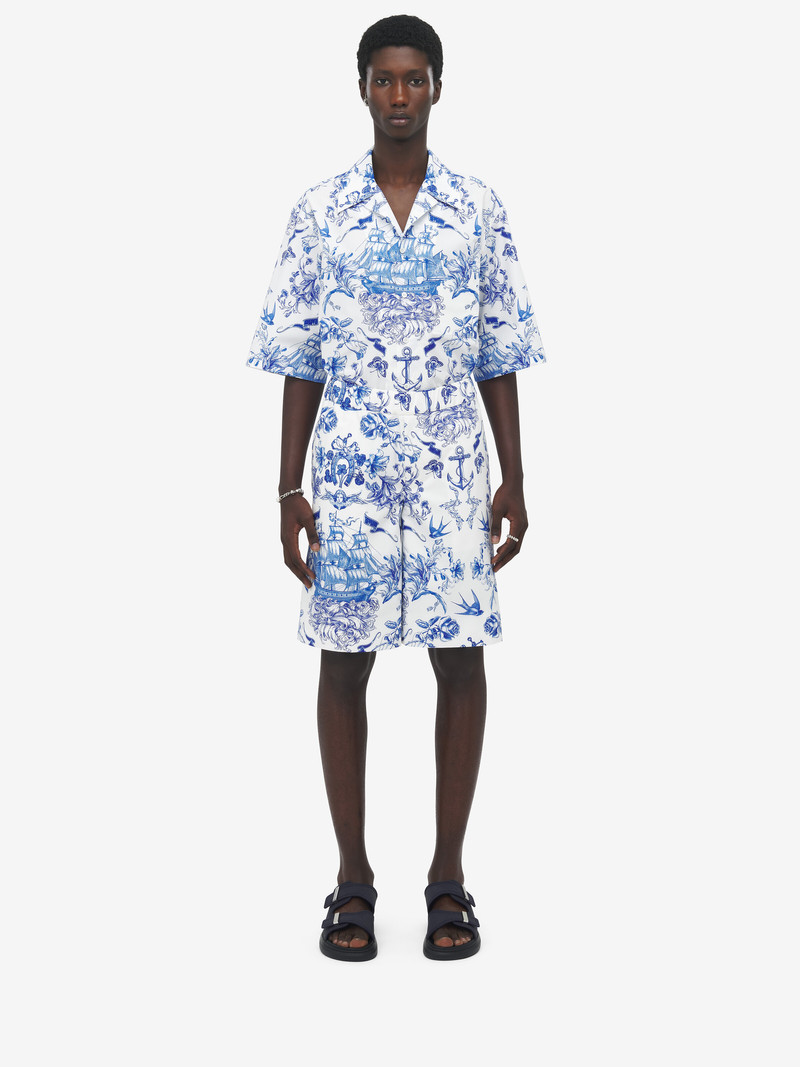 Alexander McQueen Sailor Tattoo Shorts outlook