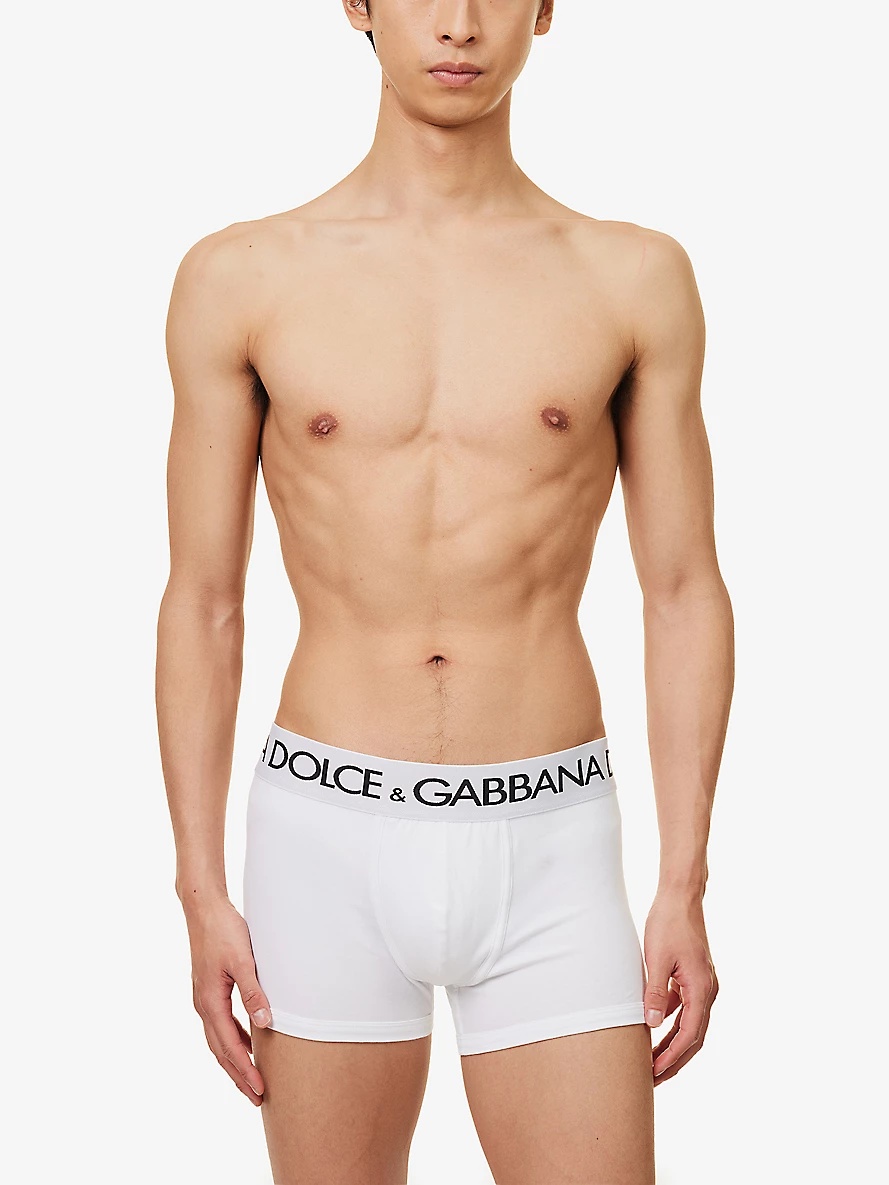 Logo-waistband stretch-cotton boxers - 2