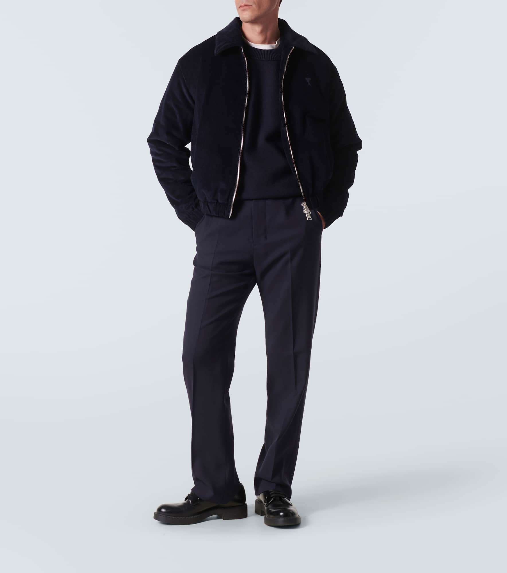 Pleated virgin wool pants - 2