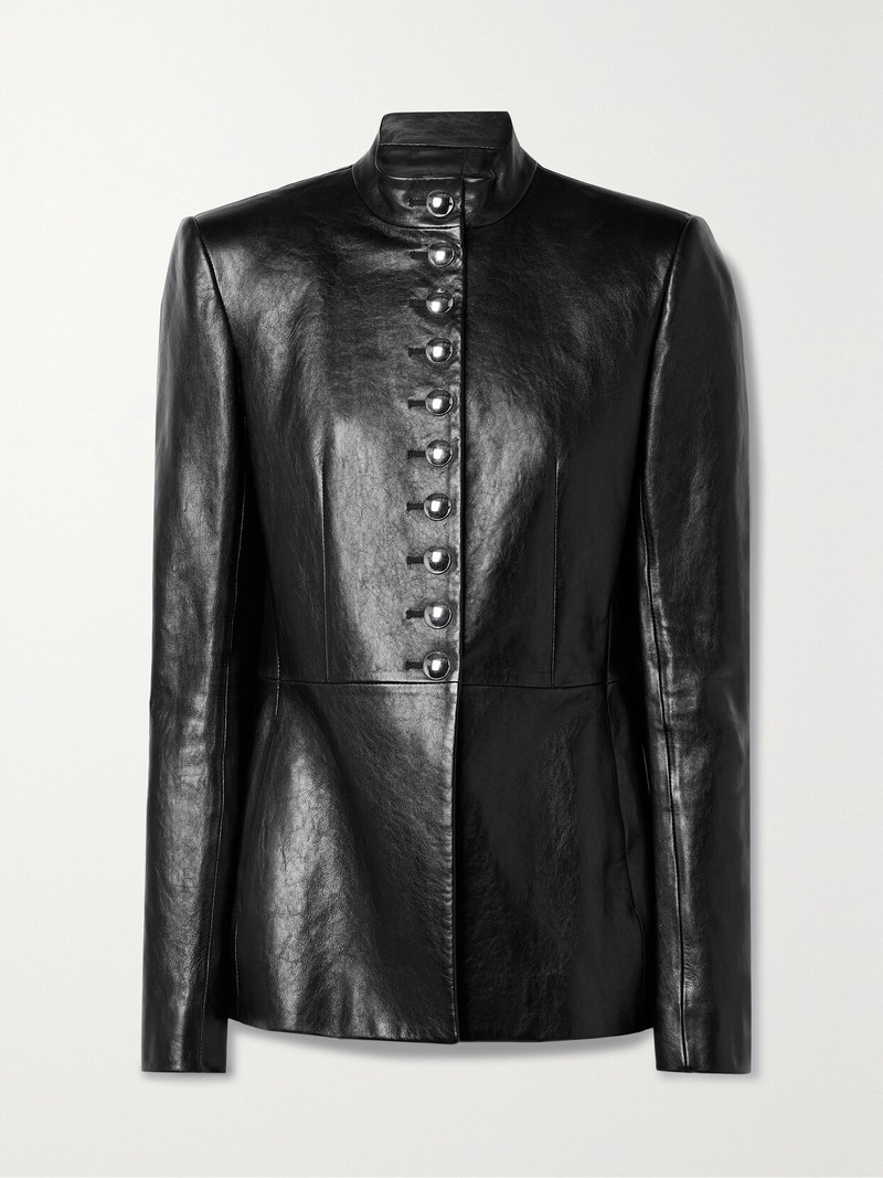 Samuel Paneled Leather Jacket 1