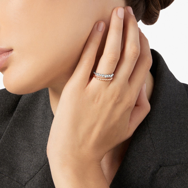 Rose Gold & Silver Bollicine Ring 3