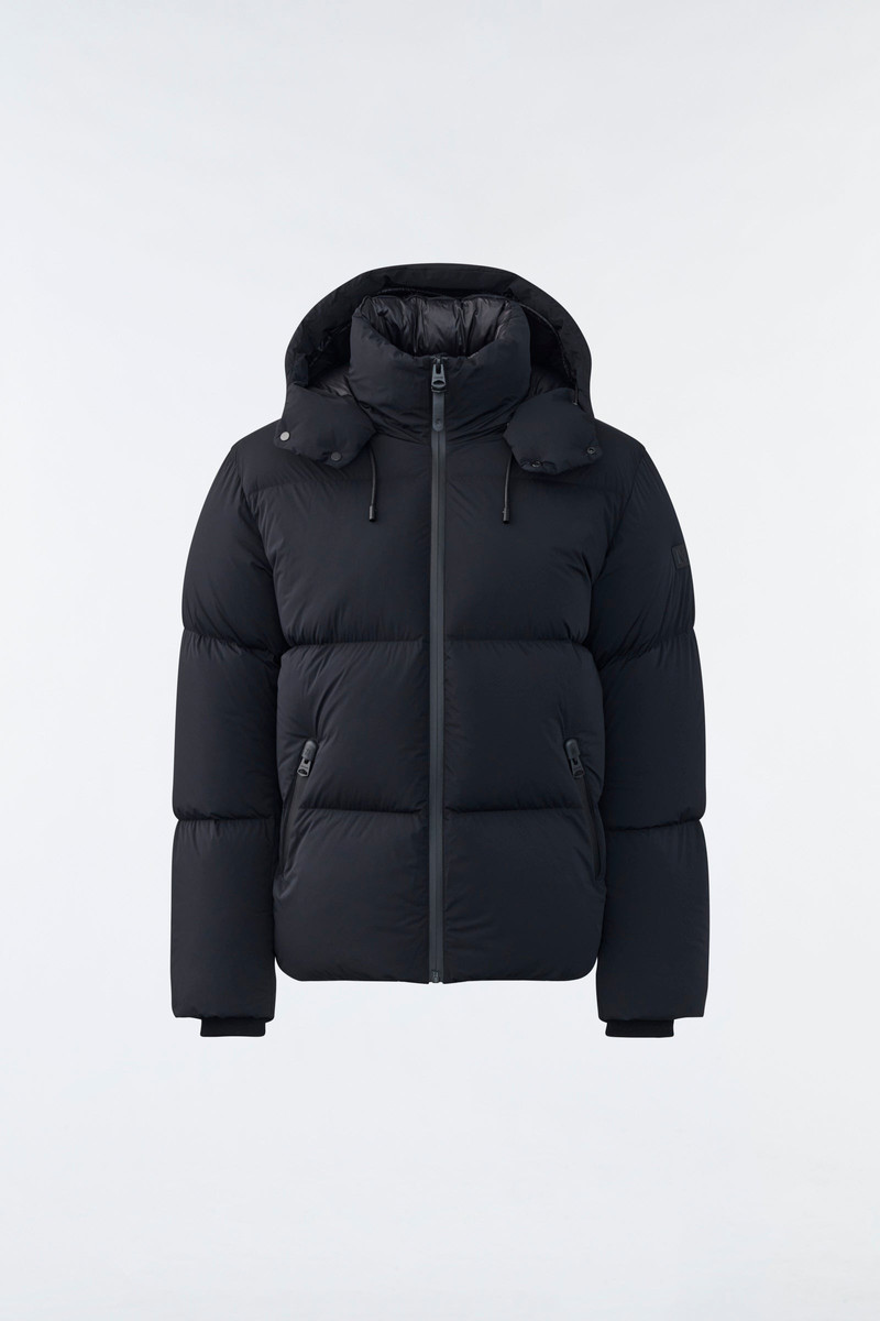 KENT Stretch matt down jacket with hood 1