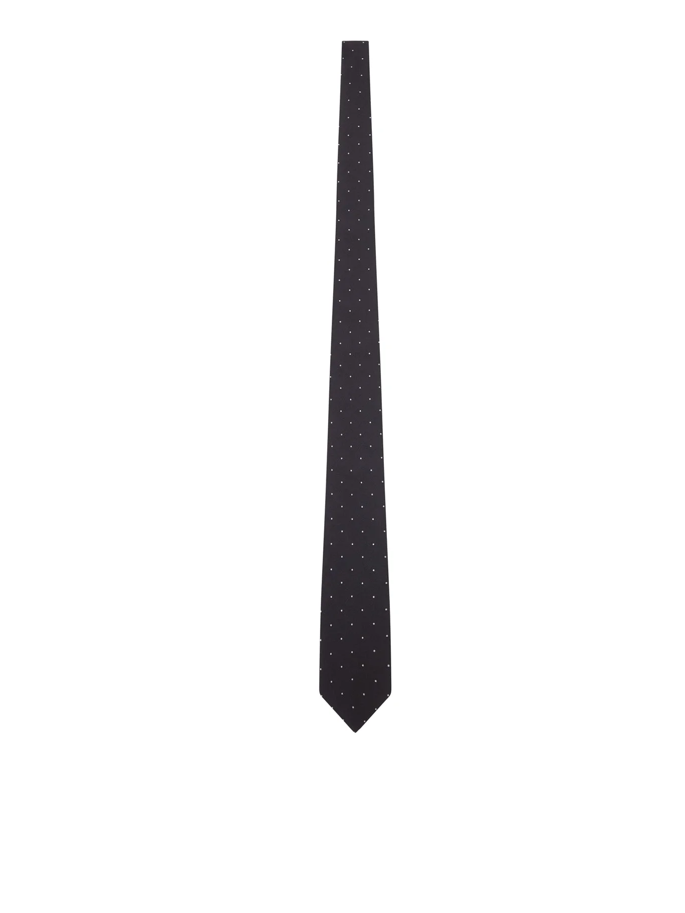 POLKA DOT SILK TIE - 1