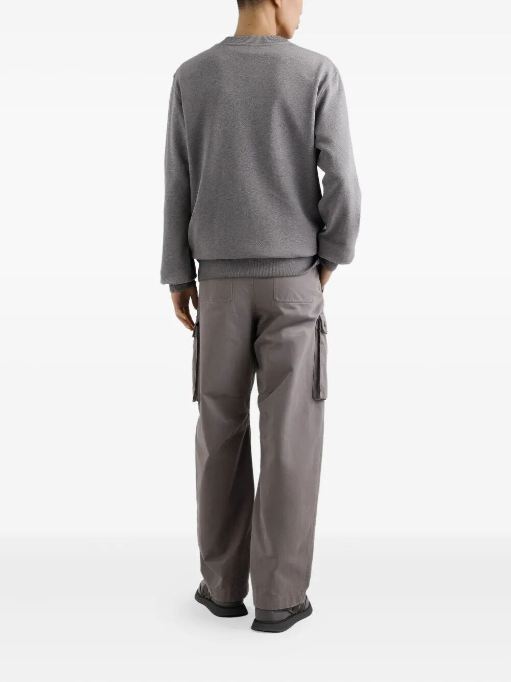 Long Sleeve Crew-Neck Sweatshirt - 5