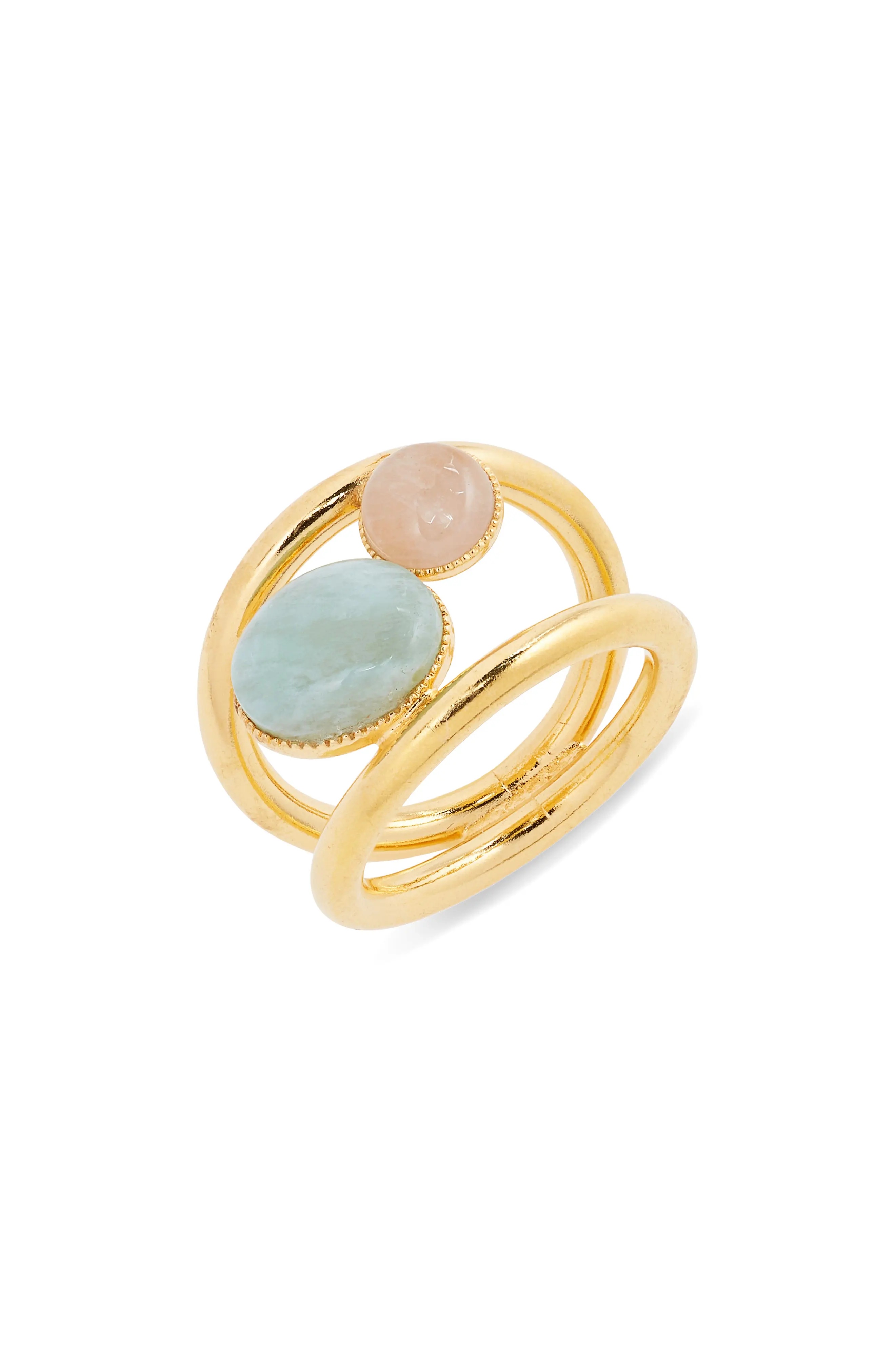 Louise Double Stone Ring - 1