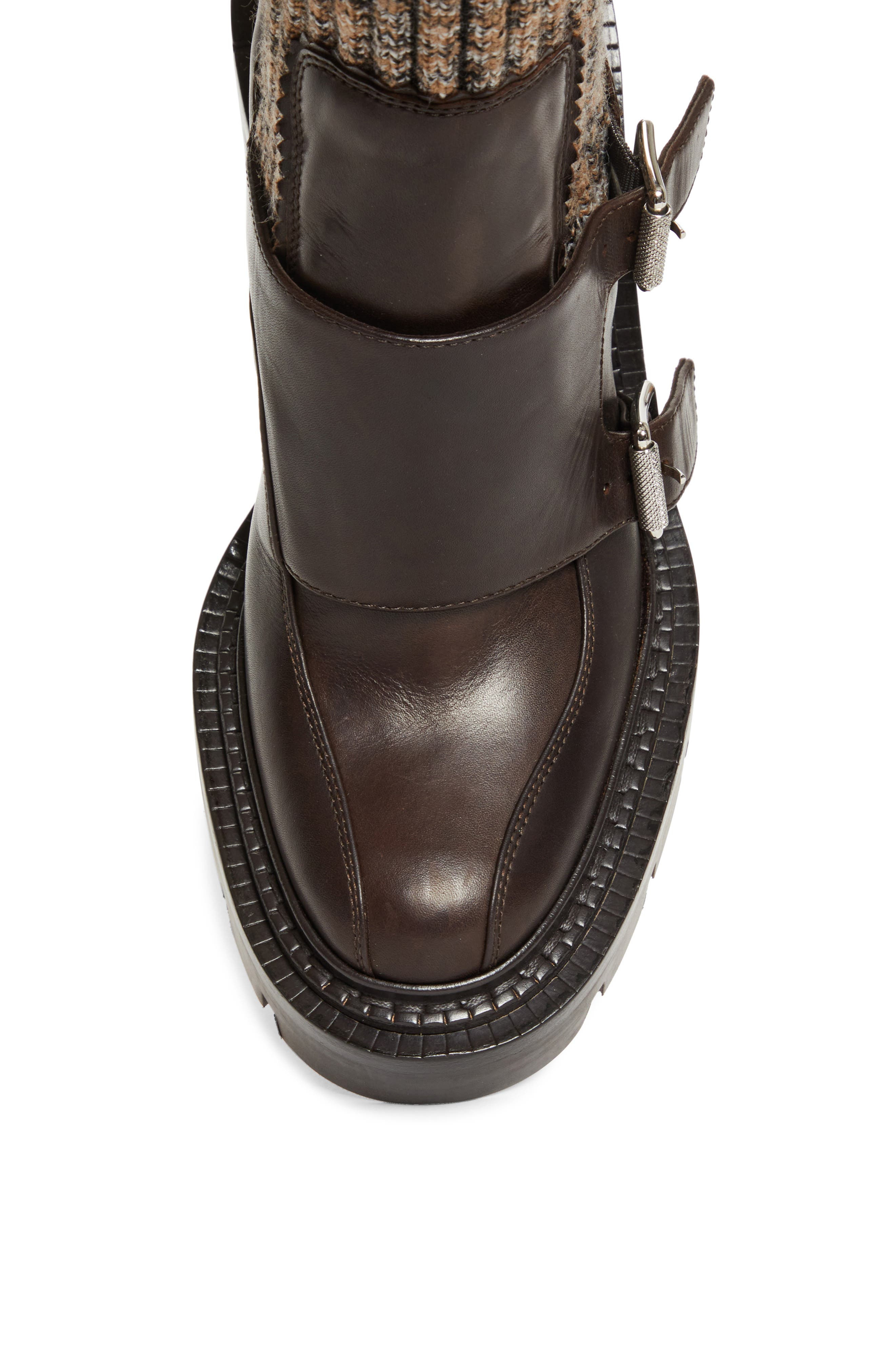 Christian Louboutin Cortinetta Chelsea Boot in Version Cafe at Nordstrom - 5