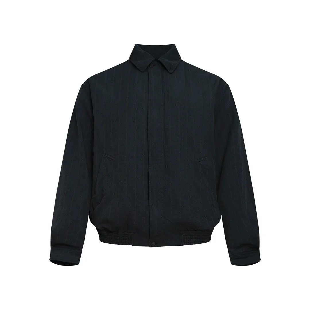 Herringbone Stripe Blouson - 1