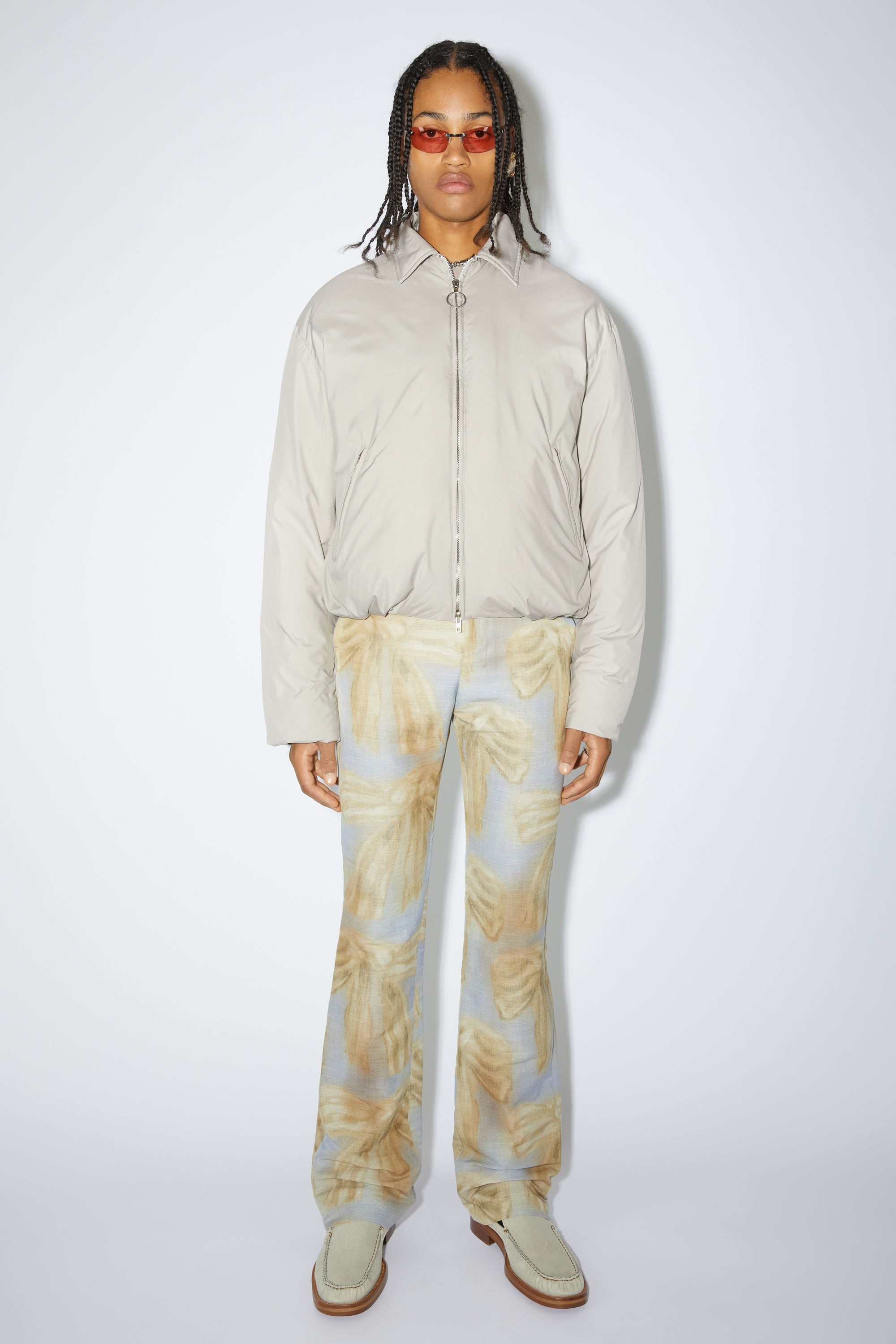 Puffer jacket - Pale grey - 2