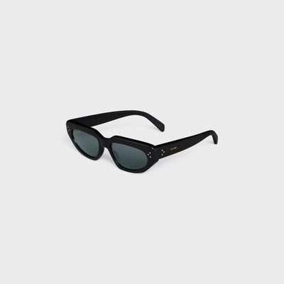 CELINE Black Frame 52 Sunglasses in Acetate outlook