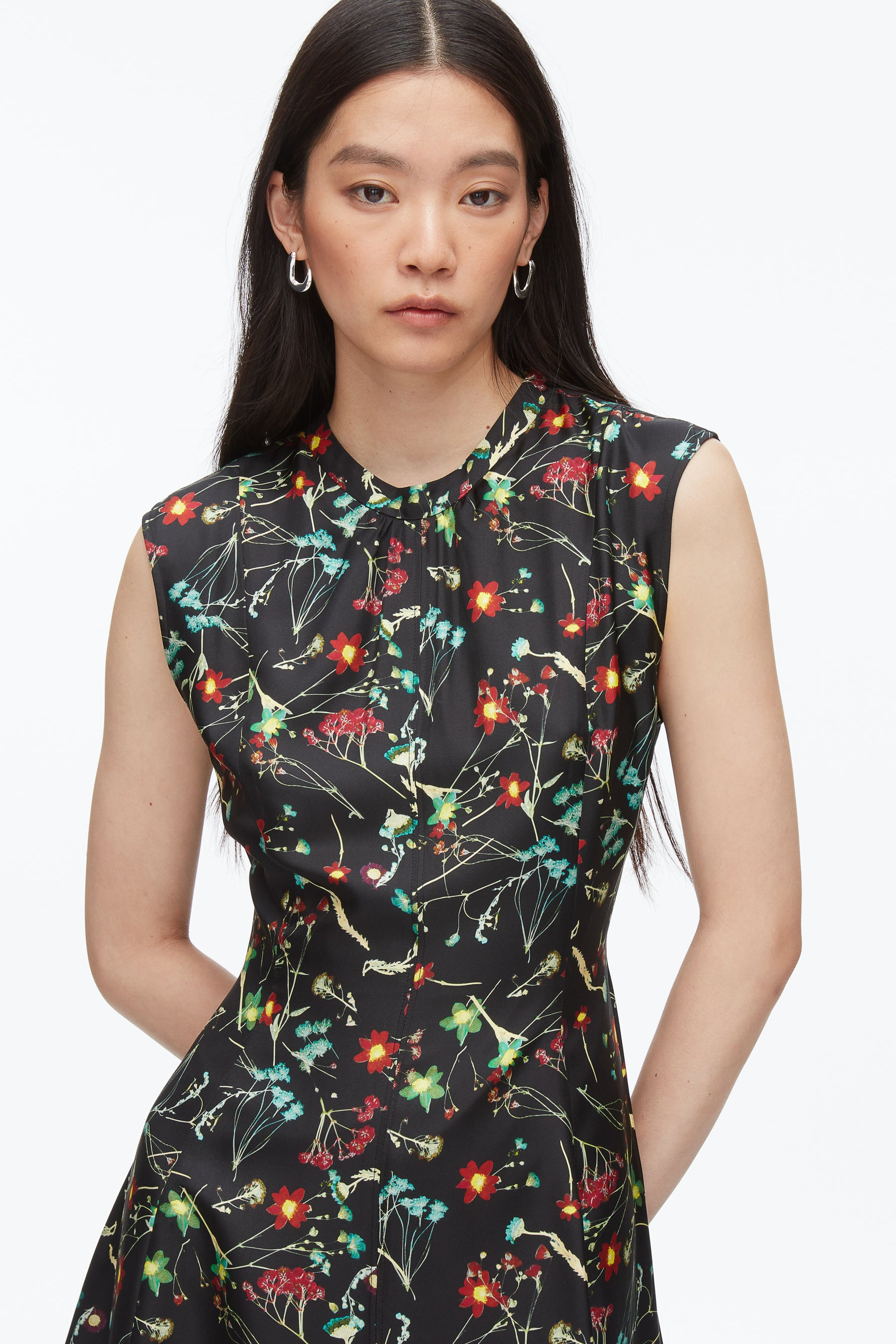 Bliss Floral Sleeveless Dress - 5