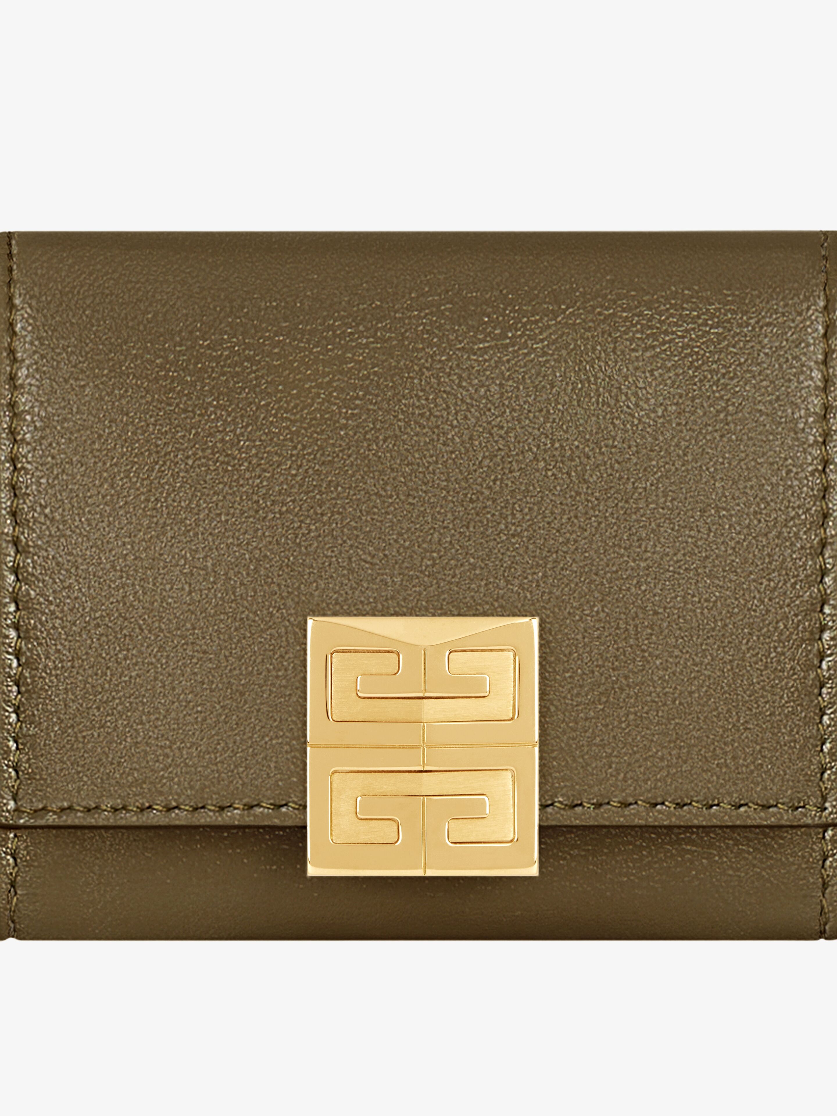 4G TRIFOLD WALLET IN GRAINED LEATHER - 5