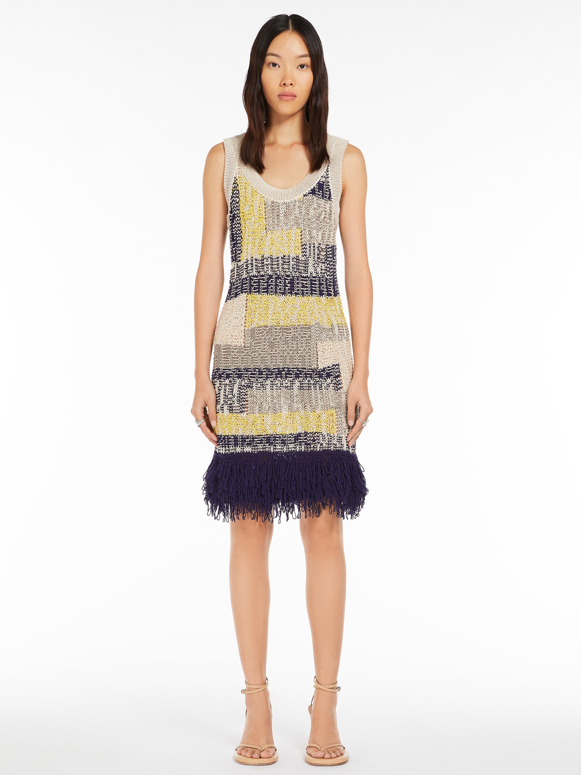 GIRO Knit dress with fringe - 3