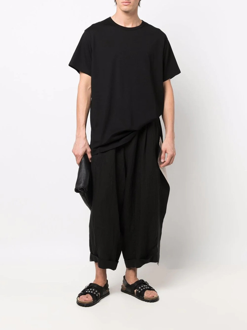 Yohji Yamamoto oversize cotton short-sleeve T-shirt outlook