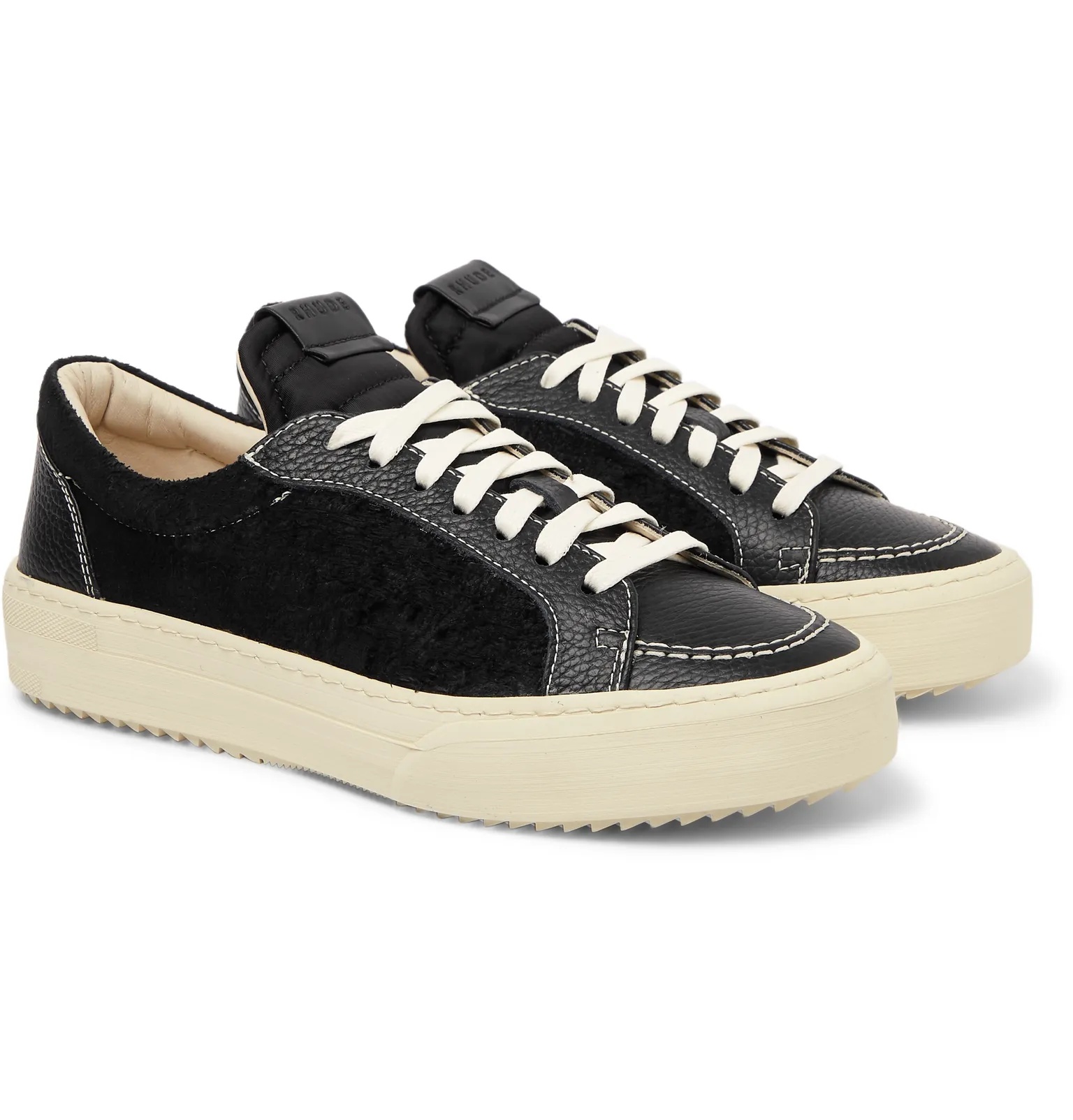 V1 Leather and Suede Sneakers - 2