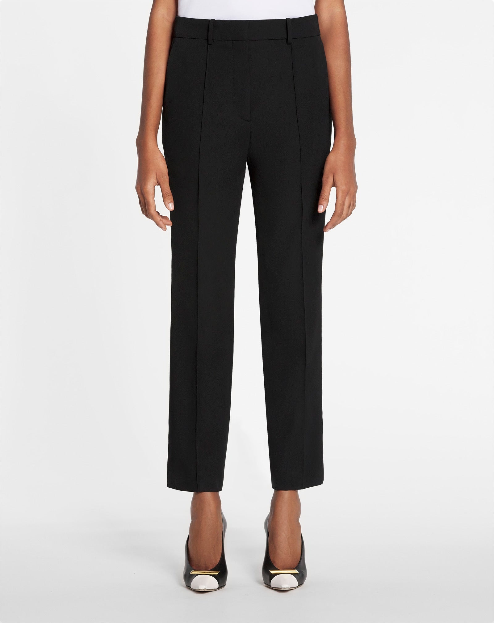 TAPERED TAILORED PANTS IN WOOL - 3
