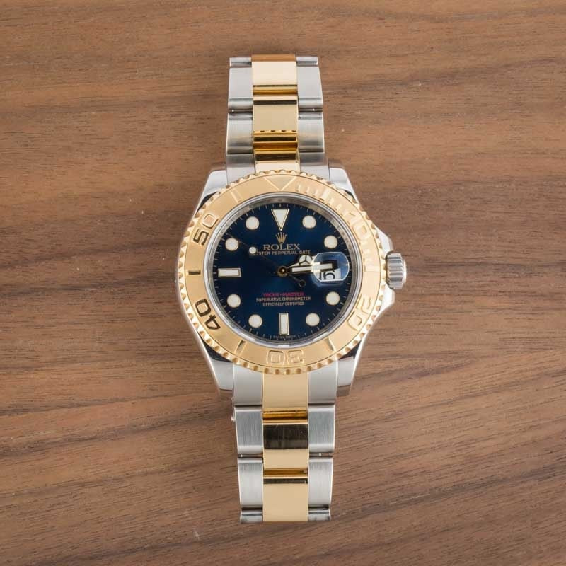 Pre-owned Rolex Yacht-Master 16623 Blue Dial - 5