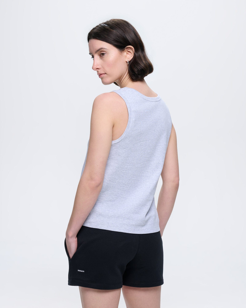 Womens Cotton Tank Top - Grey Marl 5