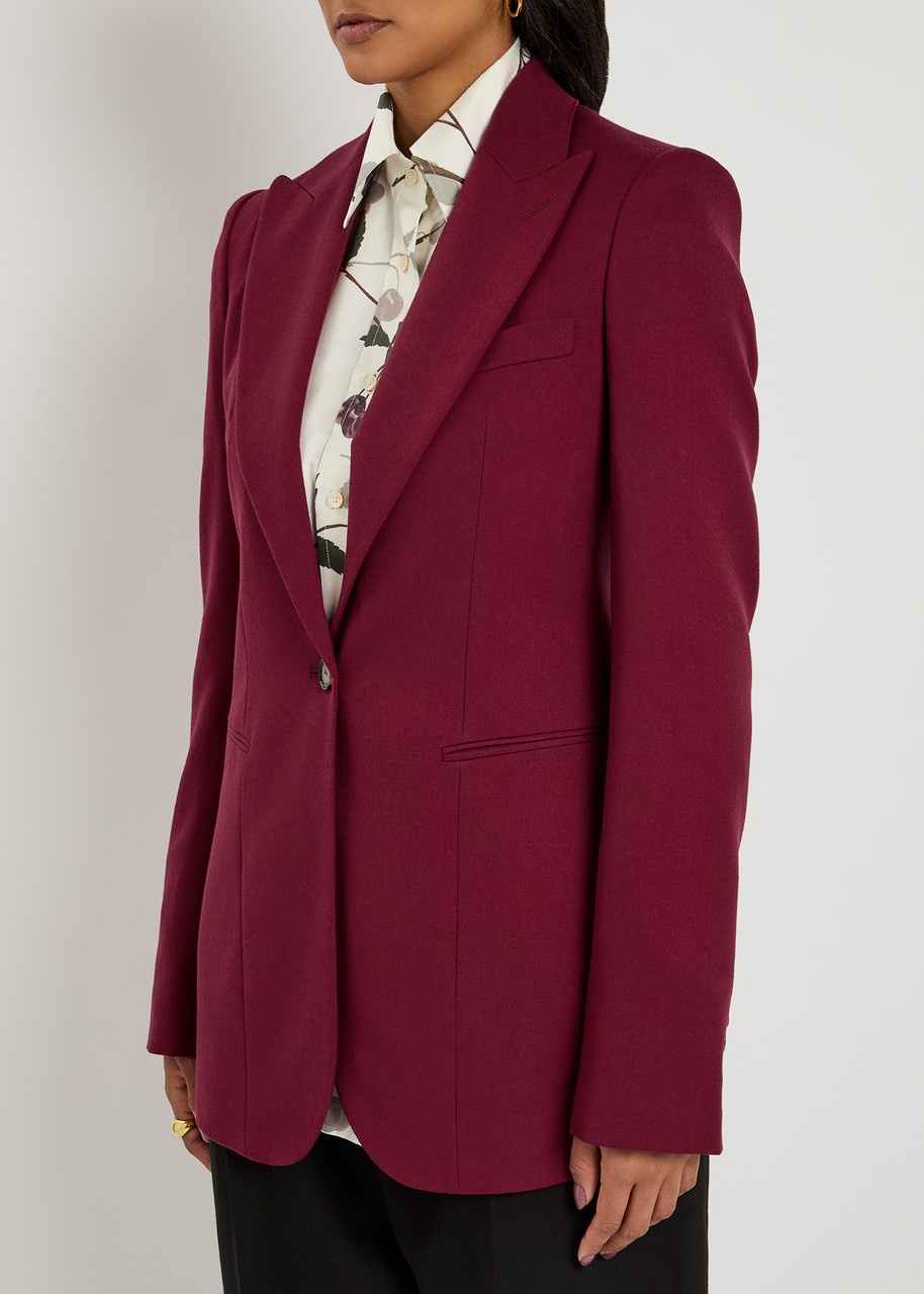 Stella Mccartney Flannel Wool Blazer - 2