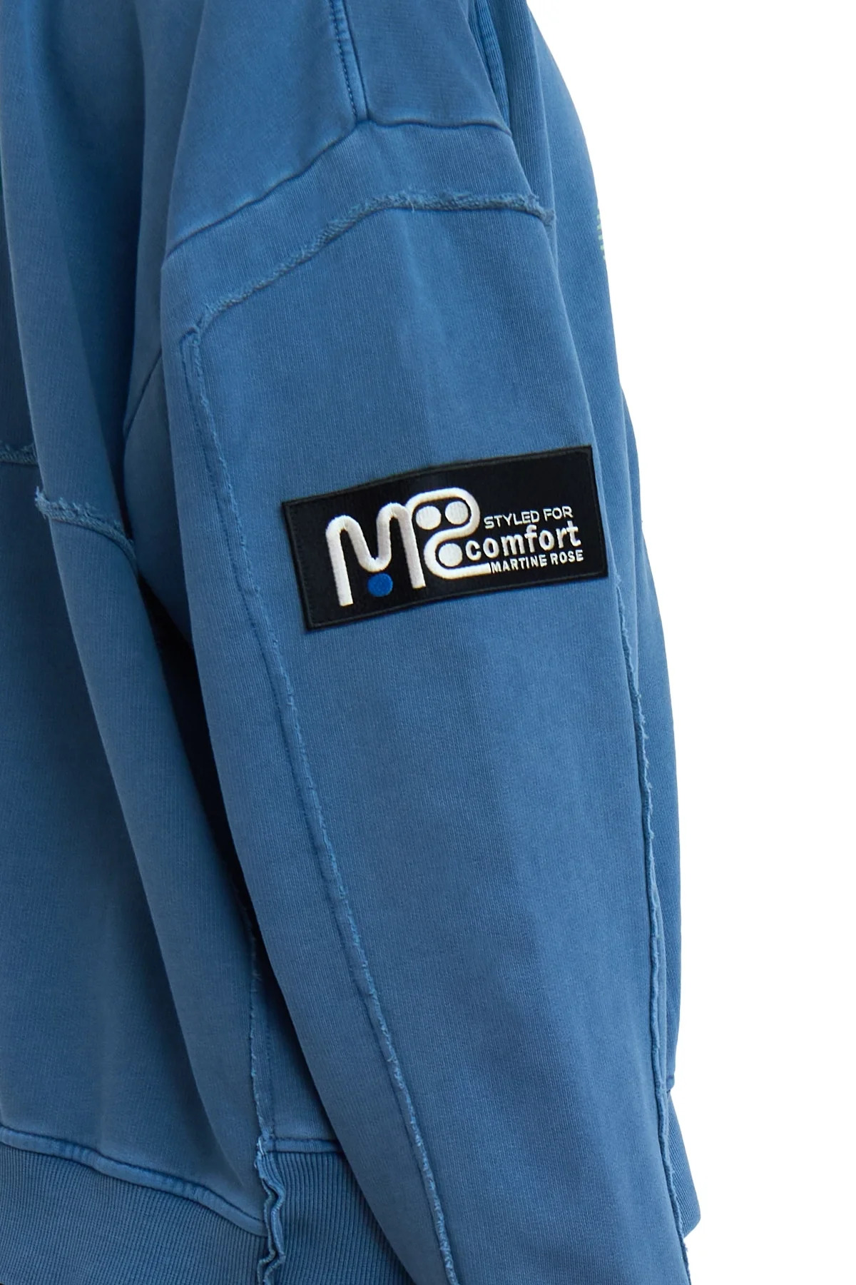 Martine Rose Zip Up Crew Blue - 8