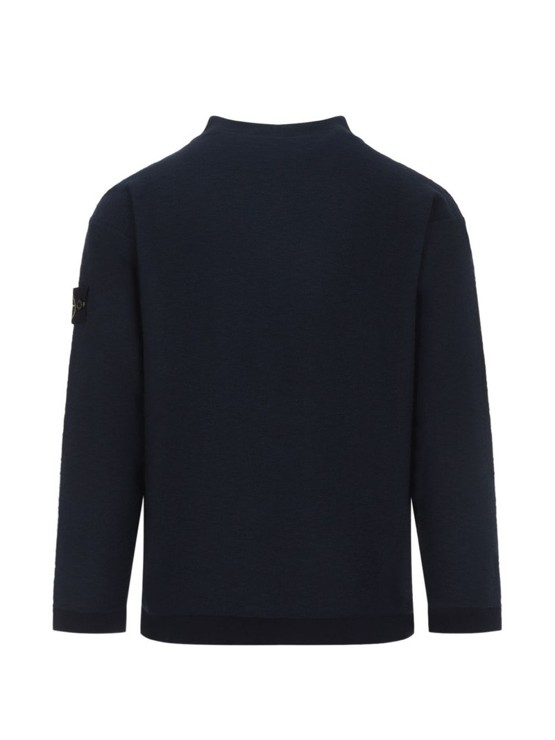 Stone Island logo-patch sweatshirt outlook