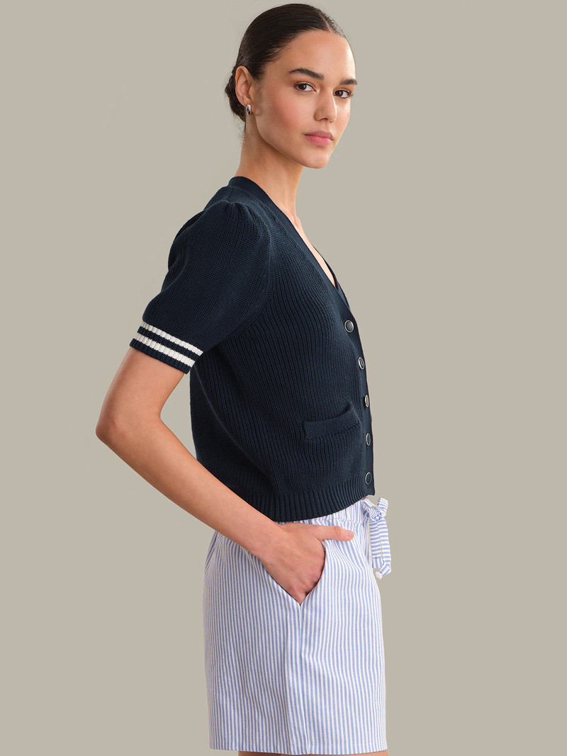 525 america Reagan: Cotton Puff Sleeve Cardigan outlook