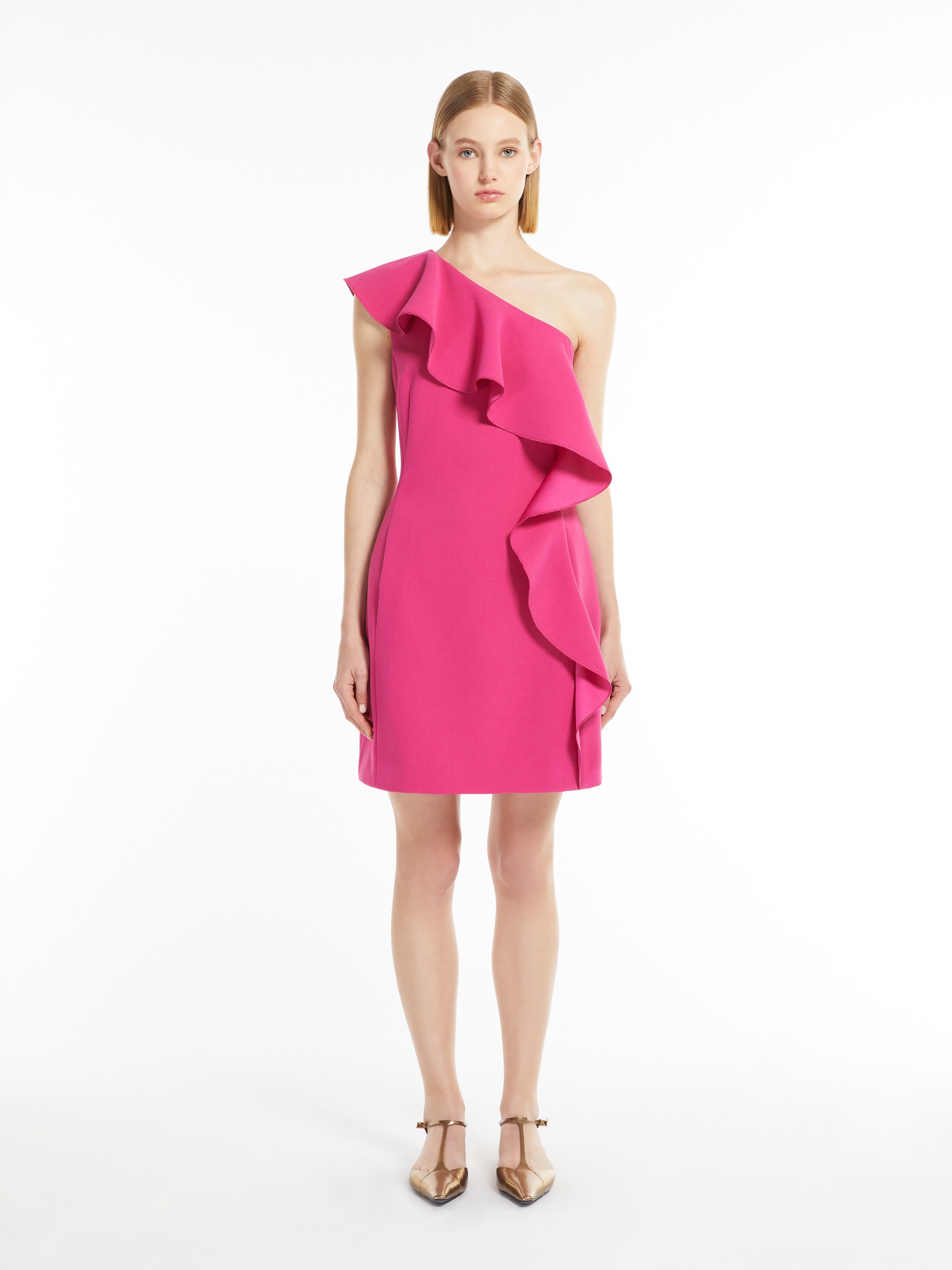 GIACOMO One-shoulder sable dress - 3