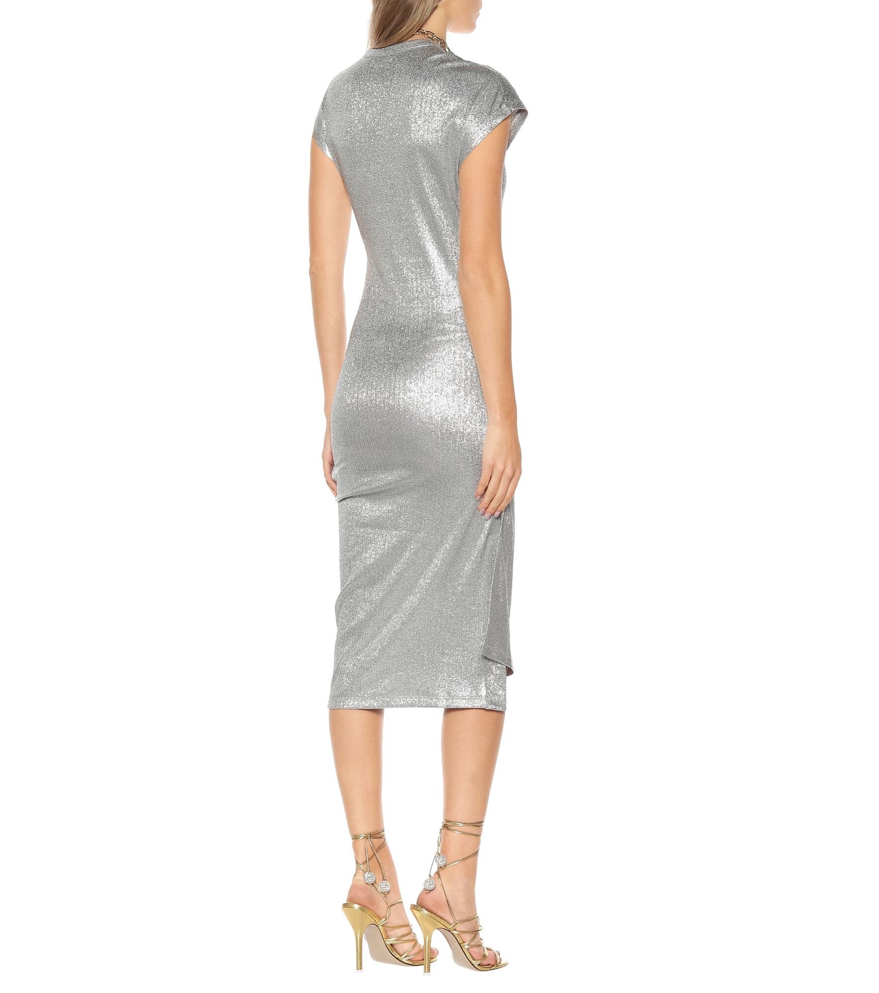 Metallic jersey dress - 3