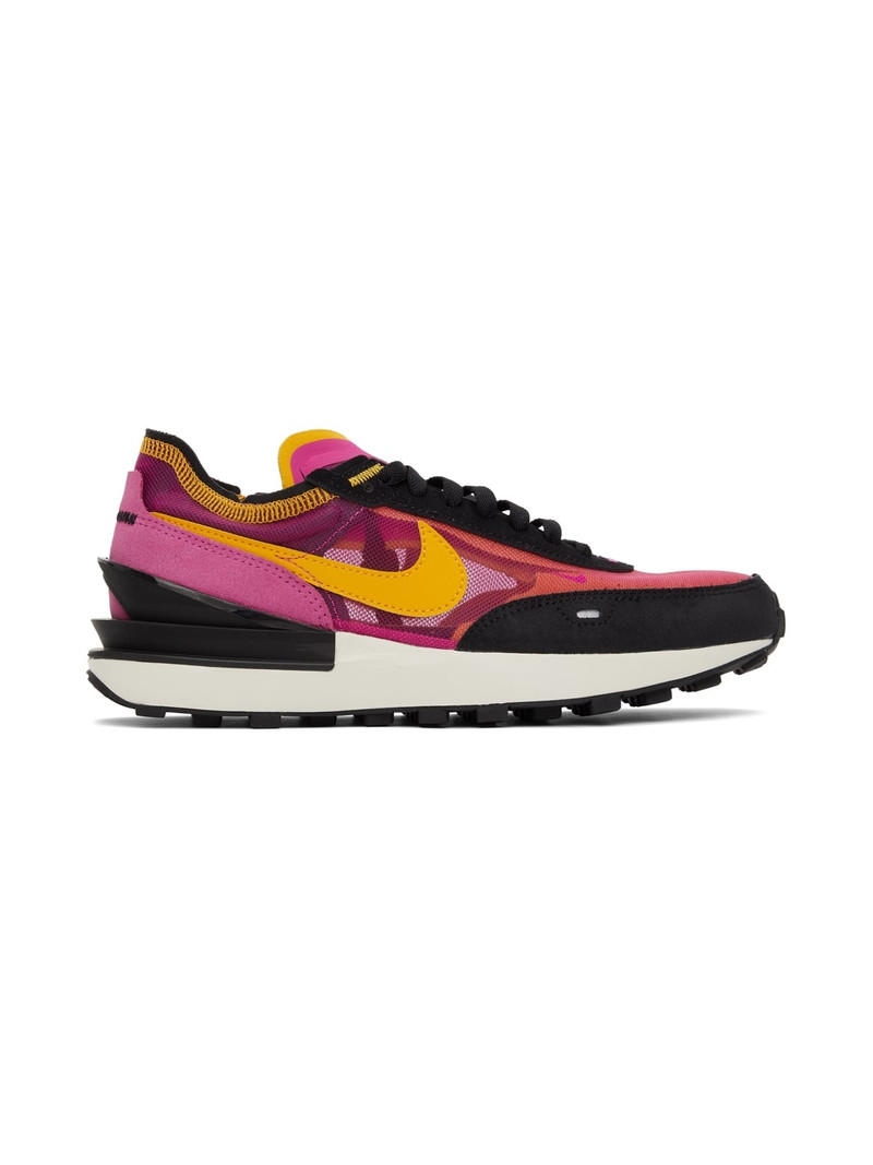 Purple & Orange Waffle One Sneakers - 1