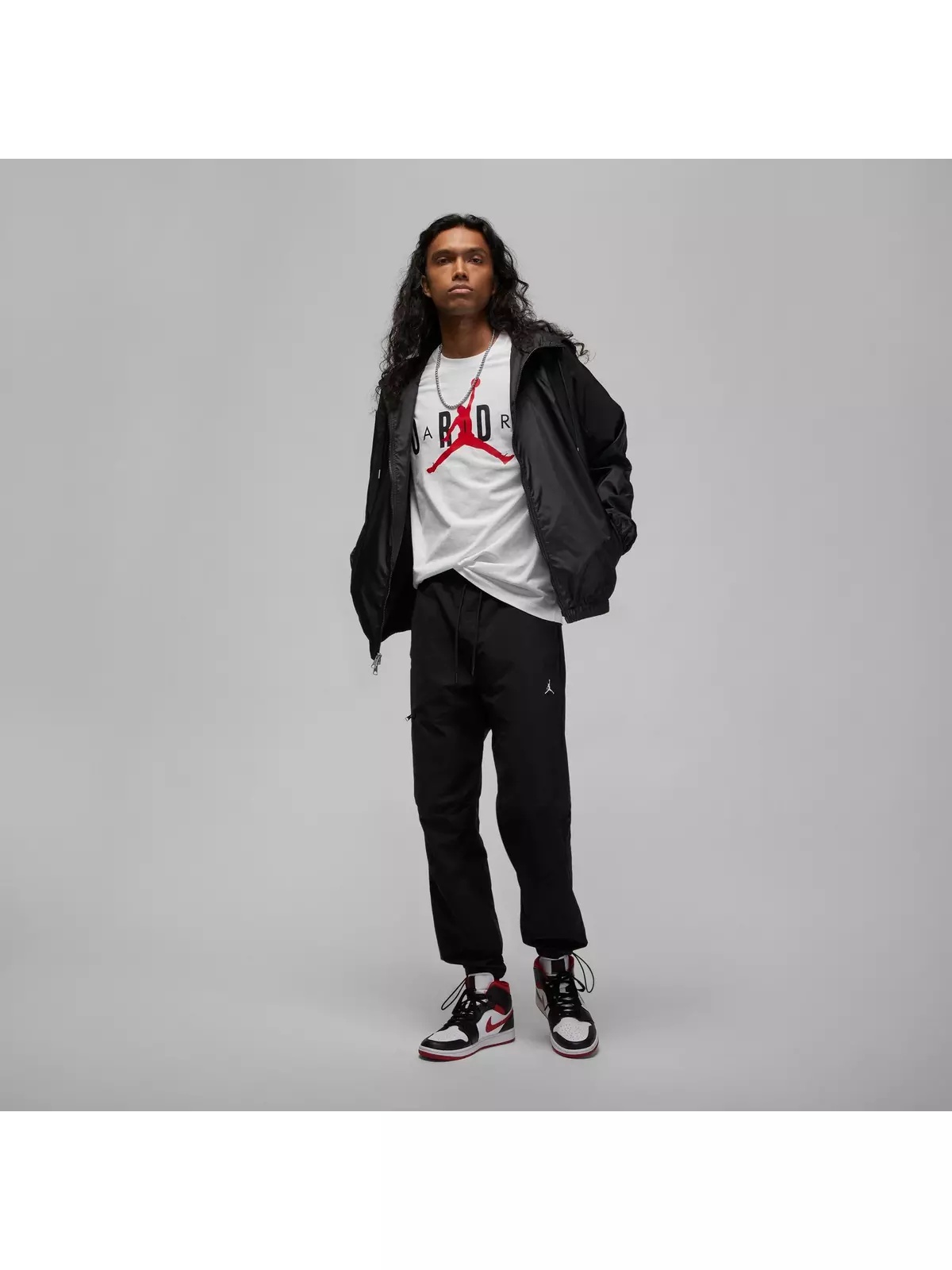 Men's Air T-Shirt-White/Black - 6