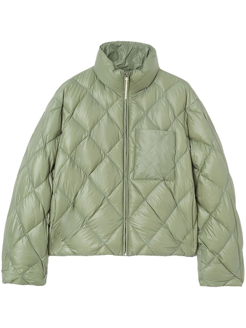 diamond-quilted puffer jacket 1
