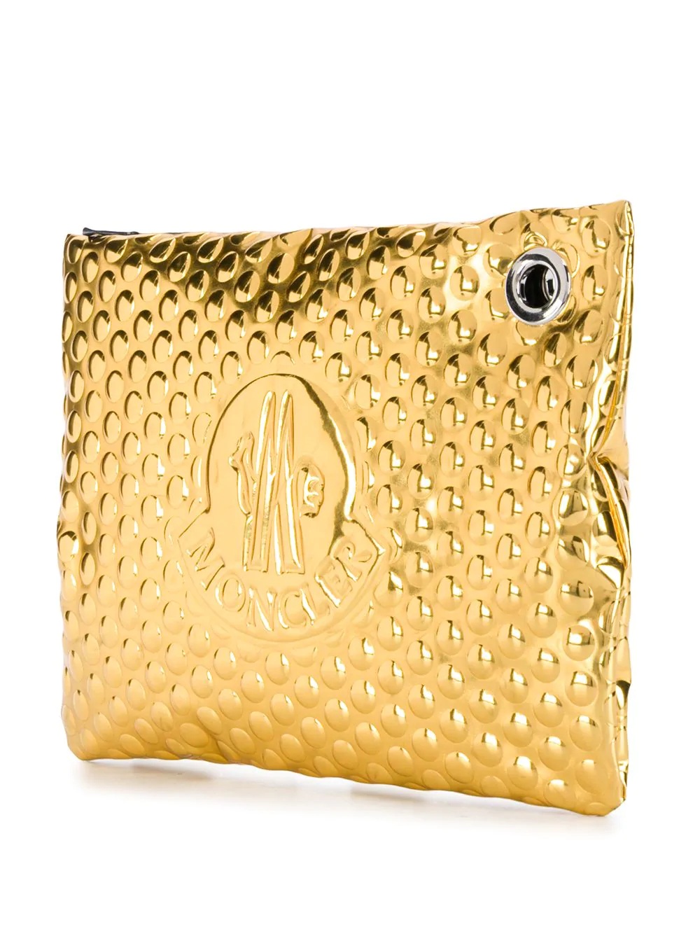 logo embossed clutch - 3