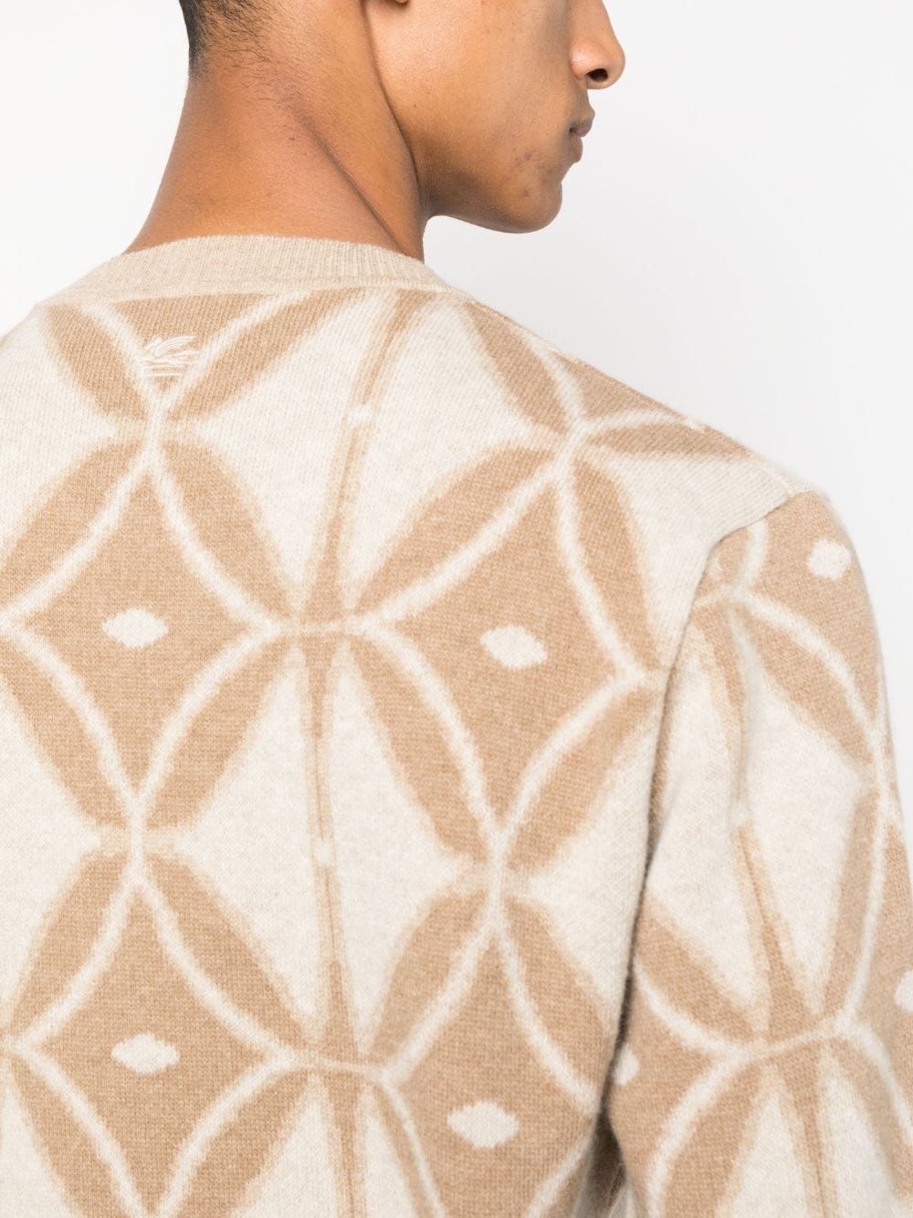 intarsia-knit wool jumper - 5
