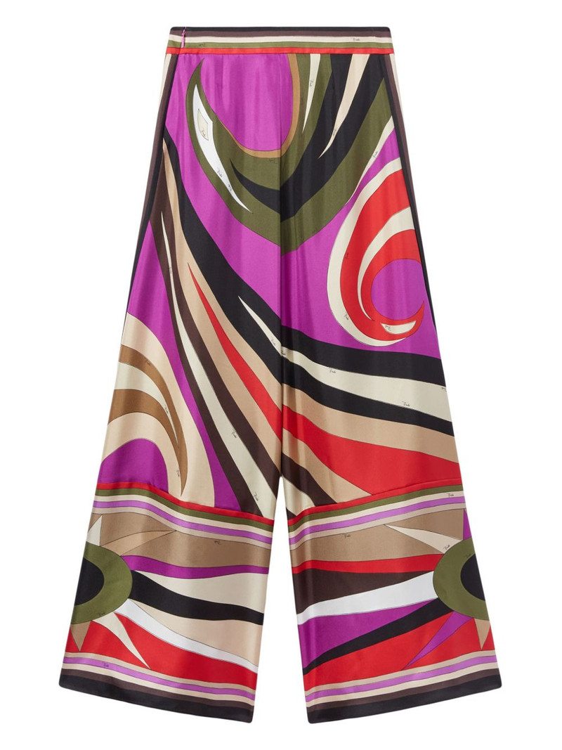 PUCCI printed silk trousers outlook